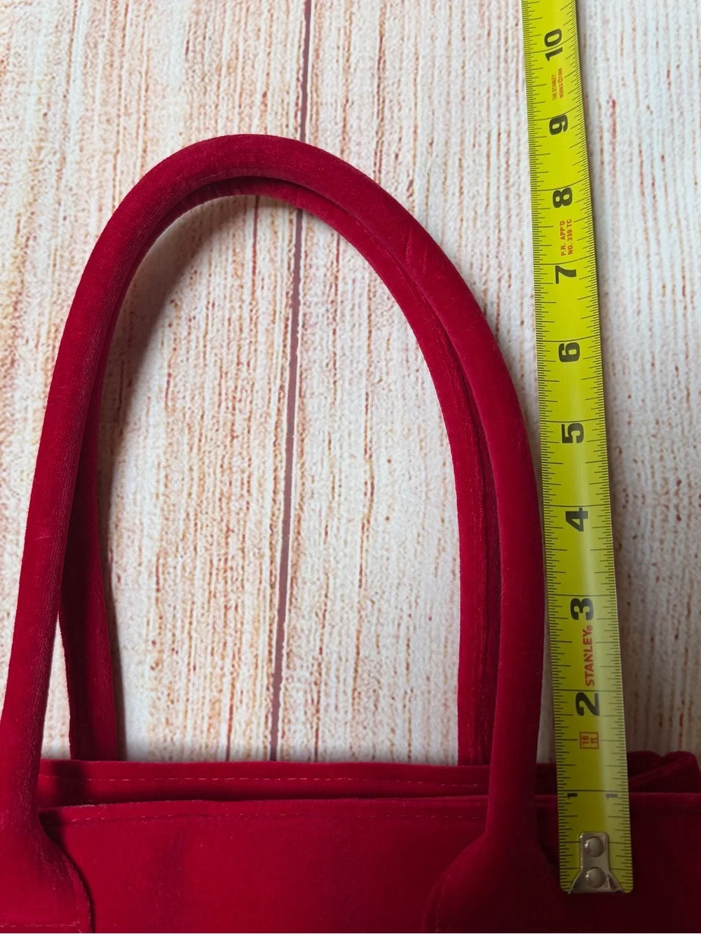 Red Velvet Scottie Embroidered Tote Bag
